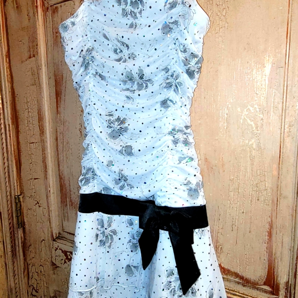 Deb girls dress, no tag, but small,